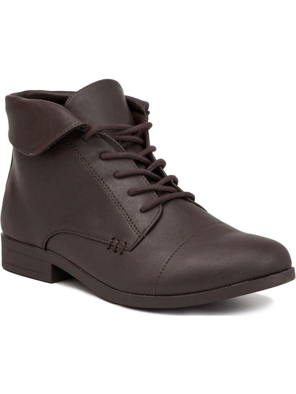 Chic Ankle Booties for Women - Lace-Up Crissy Dress Boots with Stylish Collar